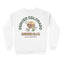 Denver Crewneck in White - back view
