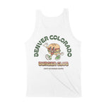 Denver Tank Top in White - back view