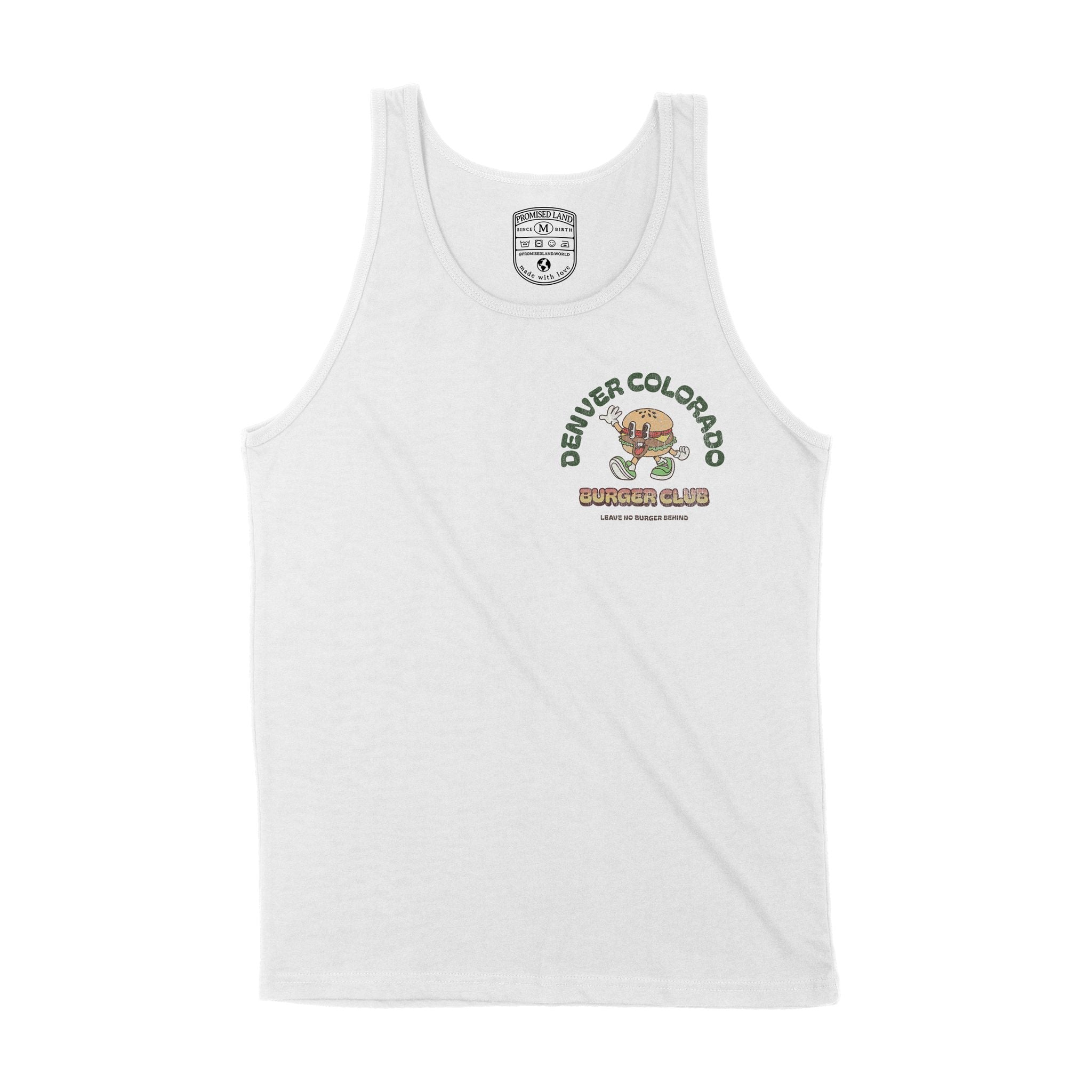 Denver Burger Boy Tank Top White front