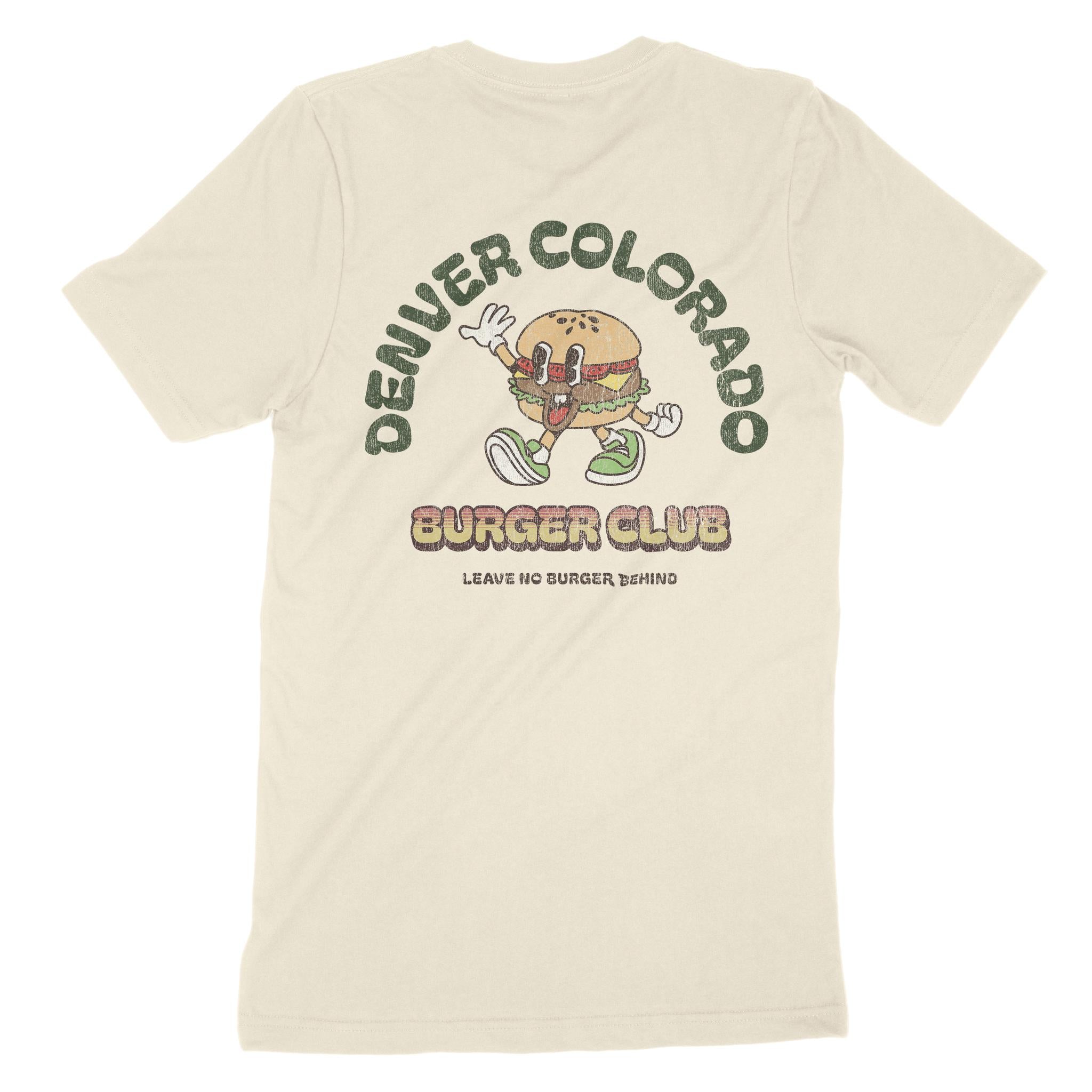 Denver Burger Boy T-Shirt Natural back