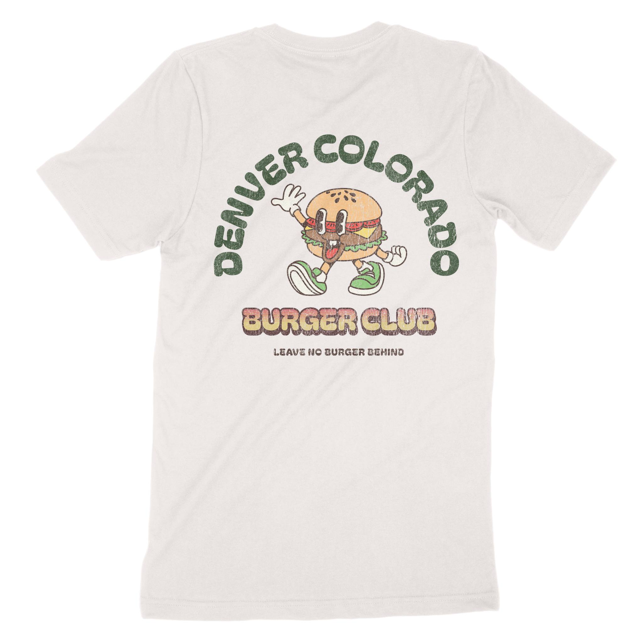 Denver Burger Boy T-Shirt in Vintage - back view
