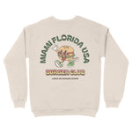Miami Crewneck in Natural - back view