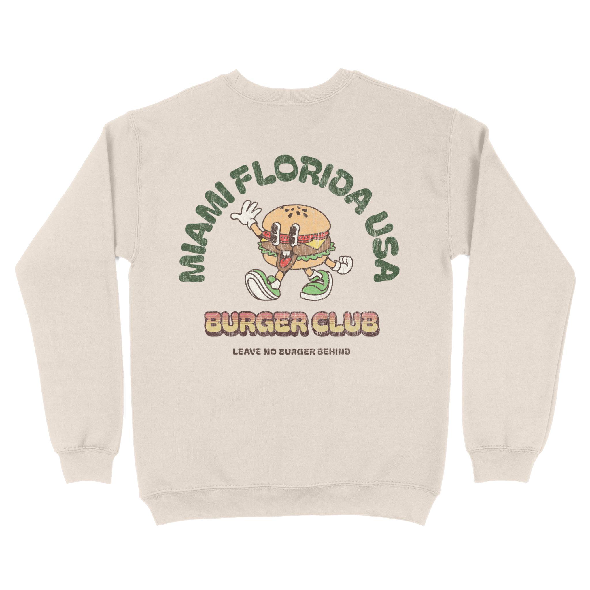 Miami Crewneck in Natural - back view