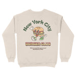 New York Crewneck in Natural - back view