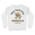 New York Burger Boy Crewneck White back
