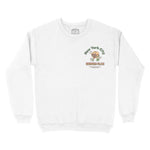 New York Crewneck in White - front view