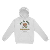 New York Burger Boy Hoodie White front