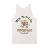 New York Burger Boy Tank Top in Vintage - back view