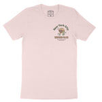 New York Burger Boy T-Shirt Soft Pink front