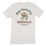 New York Burger Boy T-Shirt Vintage White back