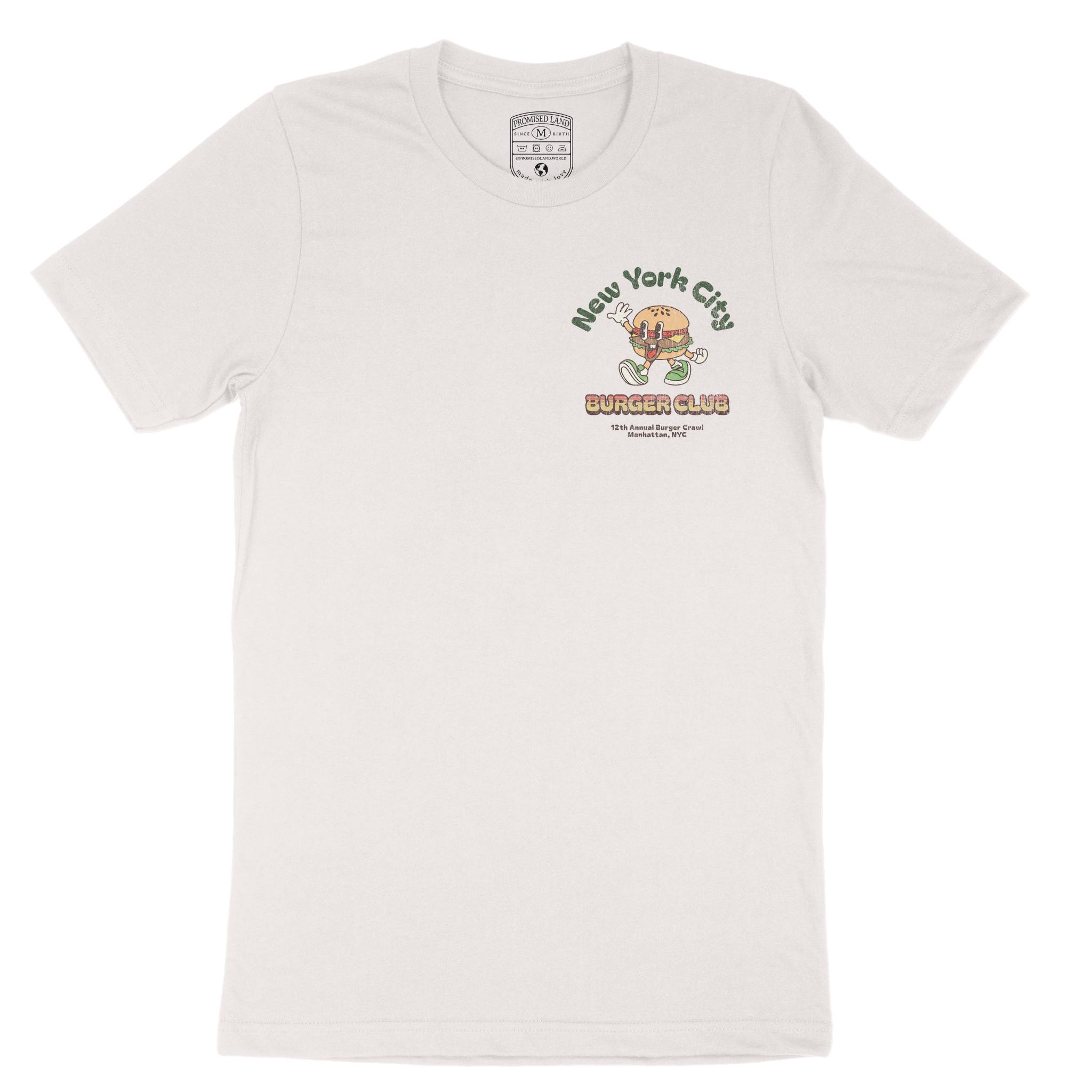 New York Burger Boy T-Shirt in Vintage - front view