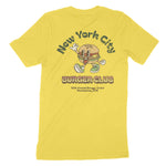 New York Burger Boy T-Shirt Yellow back