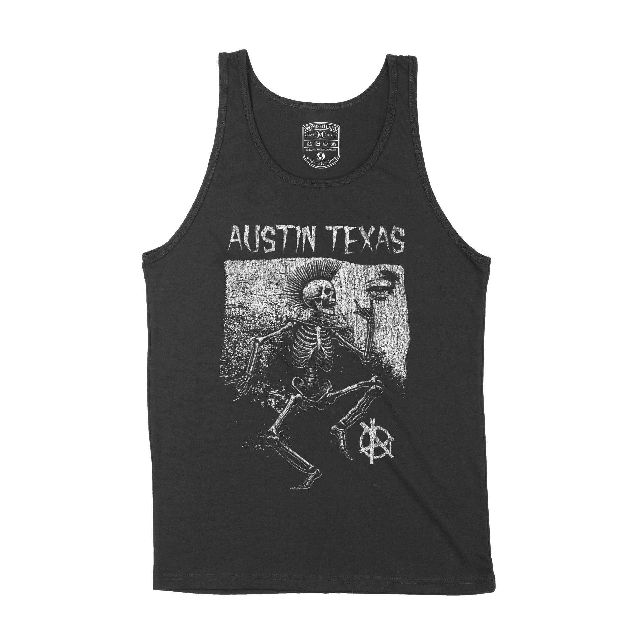 Austin Tank Top in Black - front view