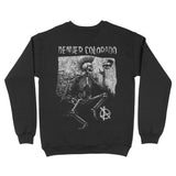Denver Crewneck in Black - back view