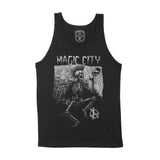 Miami Skelly Tank Top Black front