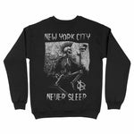 New York Skelly Crewneck Black back