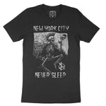 New York Skelly T-Shirt Black front