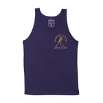 Austin Skeleton Hunk Tank Top Navy front