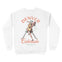 Denver Crewneck in White - back view
