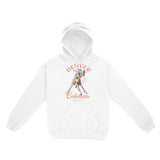 Denver Hoodie in White - front view