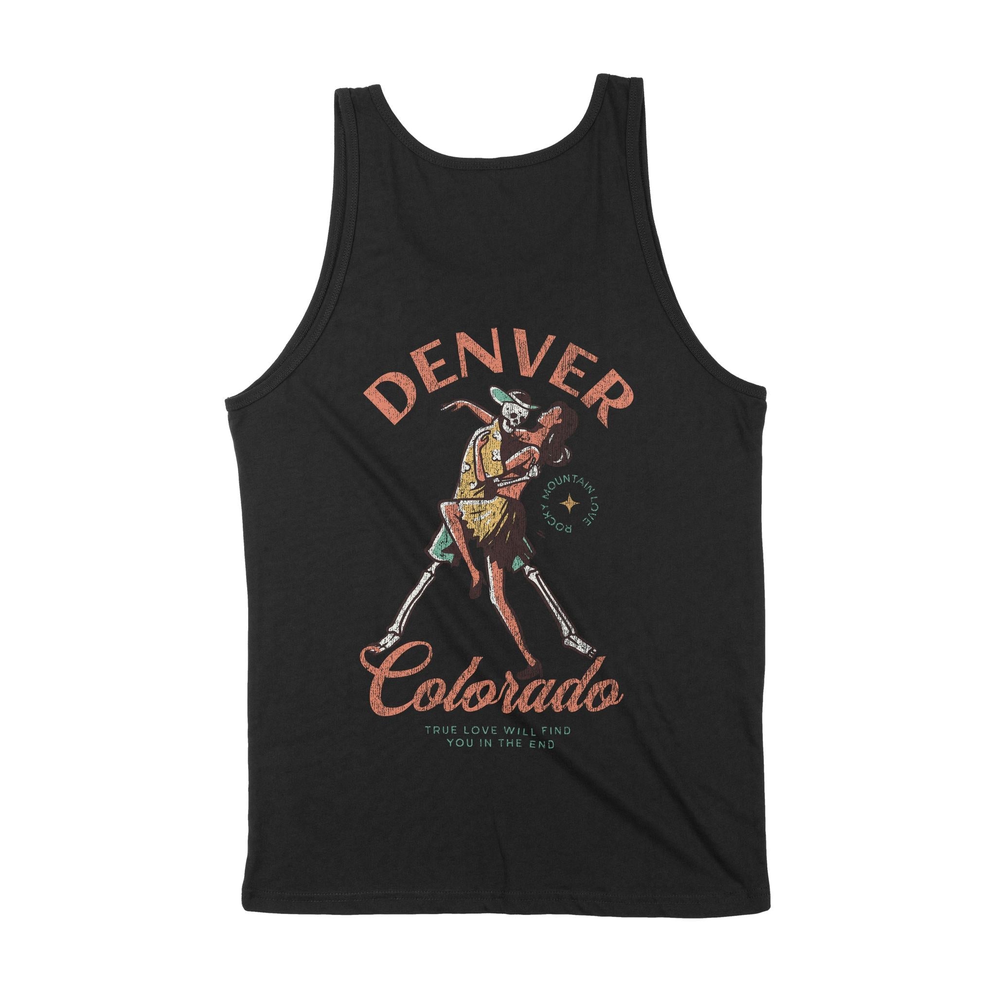 Denver Skeleton Hunk Tank Top Black back