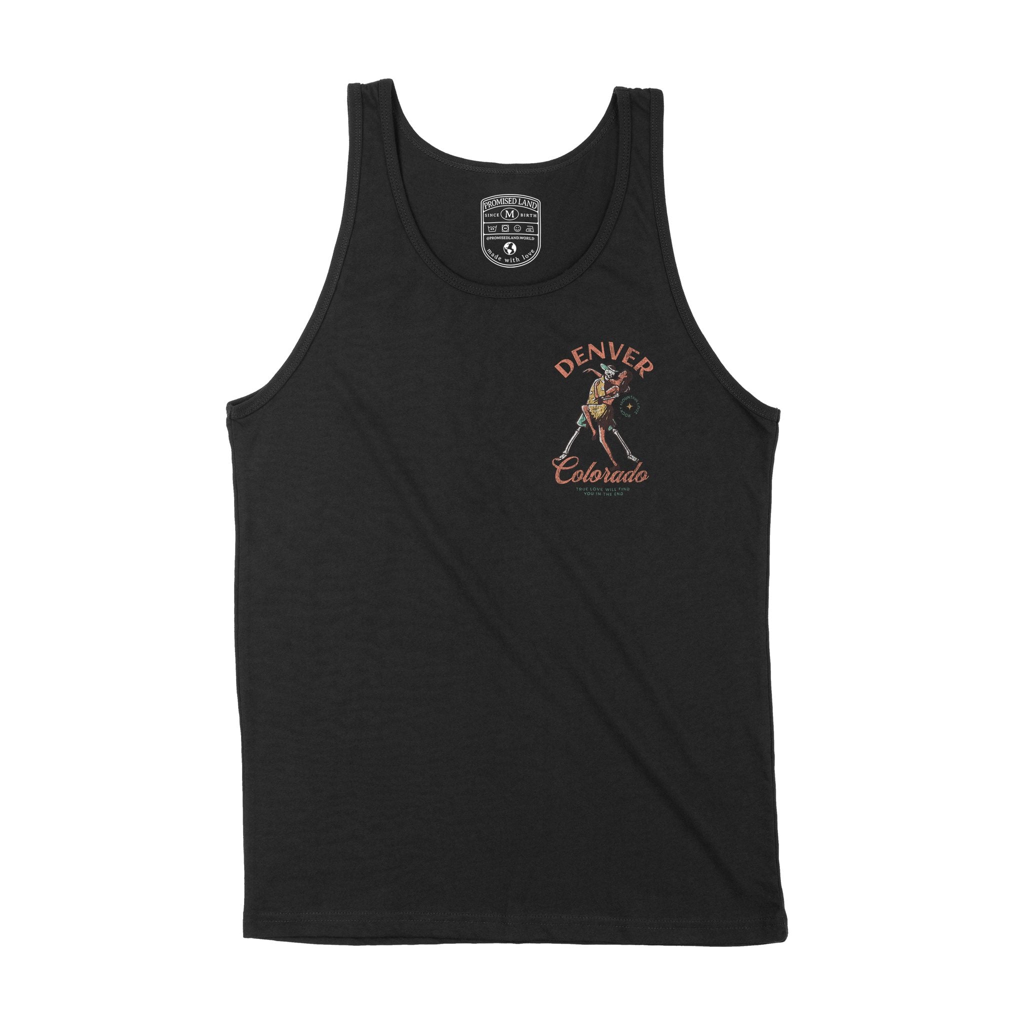 Denver Skeleton Hunk Tank Top Black front