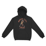 Miami Hoodie in Black - front view