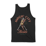 Miami Skeleton Hunk Tank Top Black back
