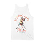 Miami Tank Top in White - back view