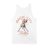 Miami Tank Top in White - back view