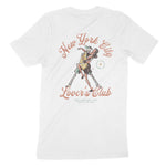 New York Skeleton Hunk T-Shirt White back