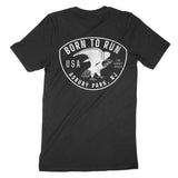 Asbury Park Bald Eagle T-Shirt in Black - back view