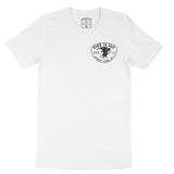 Asbury Park Bald Eagle T-Shirt in White - front view