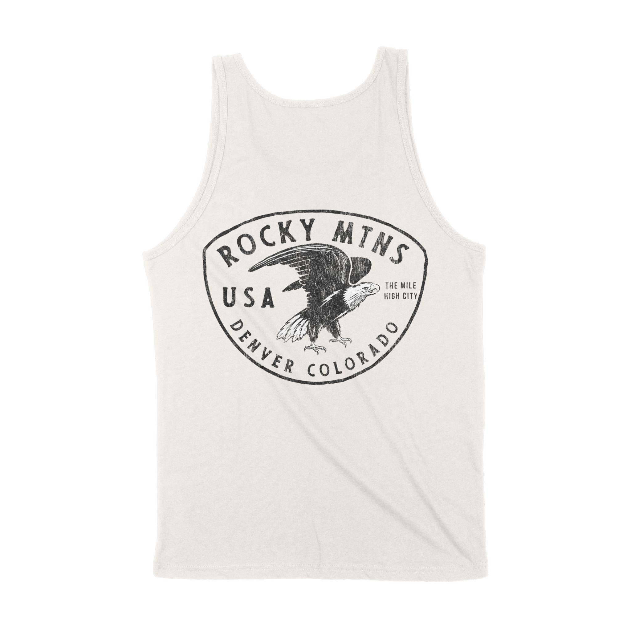 Denver Bald Eagle Tank Top in Vintage - back view