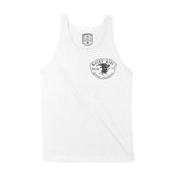 Denver Tank Top in White - front view