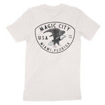 Miami Bald Eagle T-Shirt in Vintage - back view