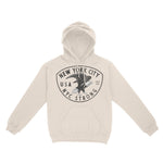 New York Hoodie in Natural - front view