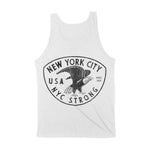 New York Bald Eagle Tank Top White back
