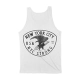 New York Bald Eagle Tank Top White back
