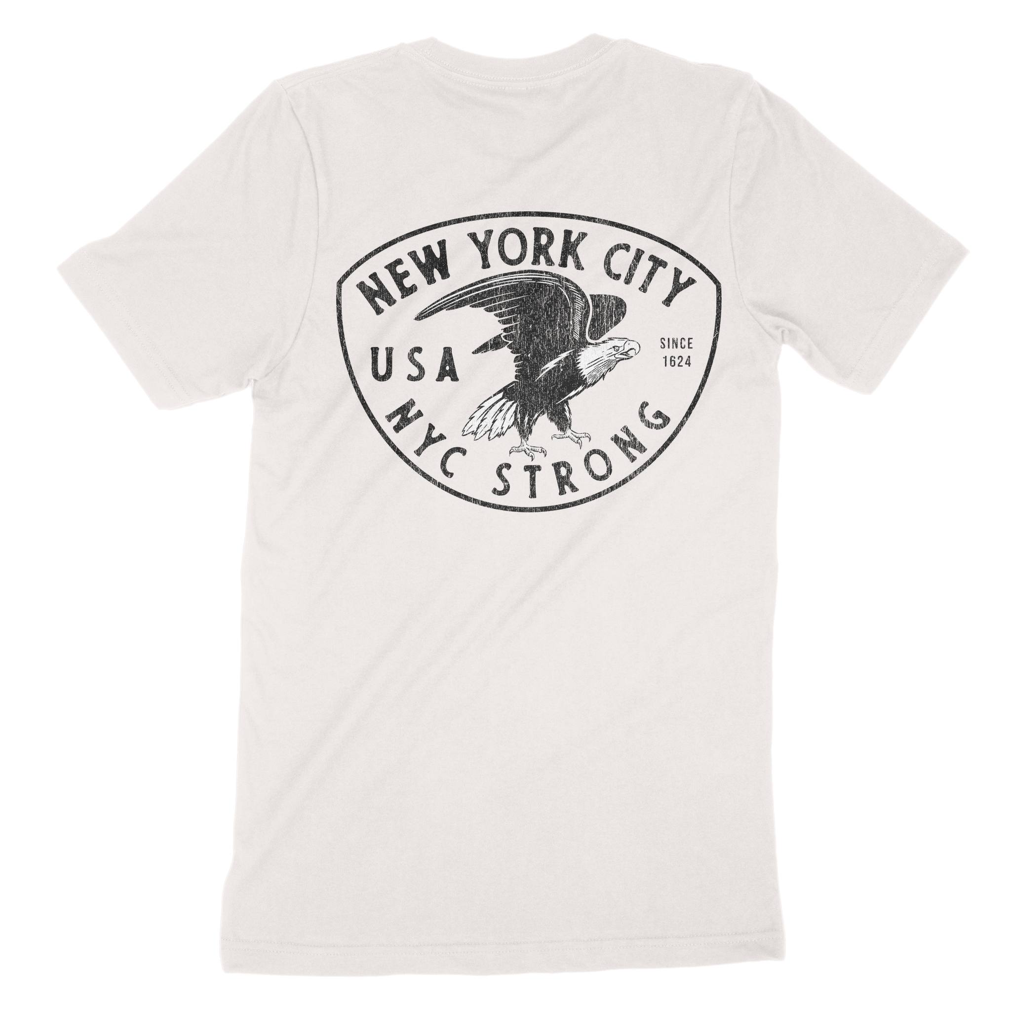 New York Bald Eagle T-Shirt in Vintage - back view