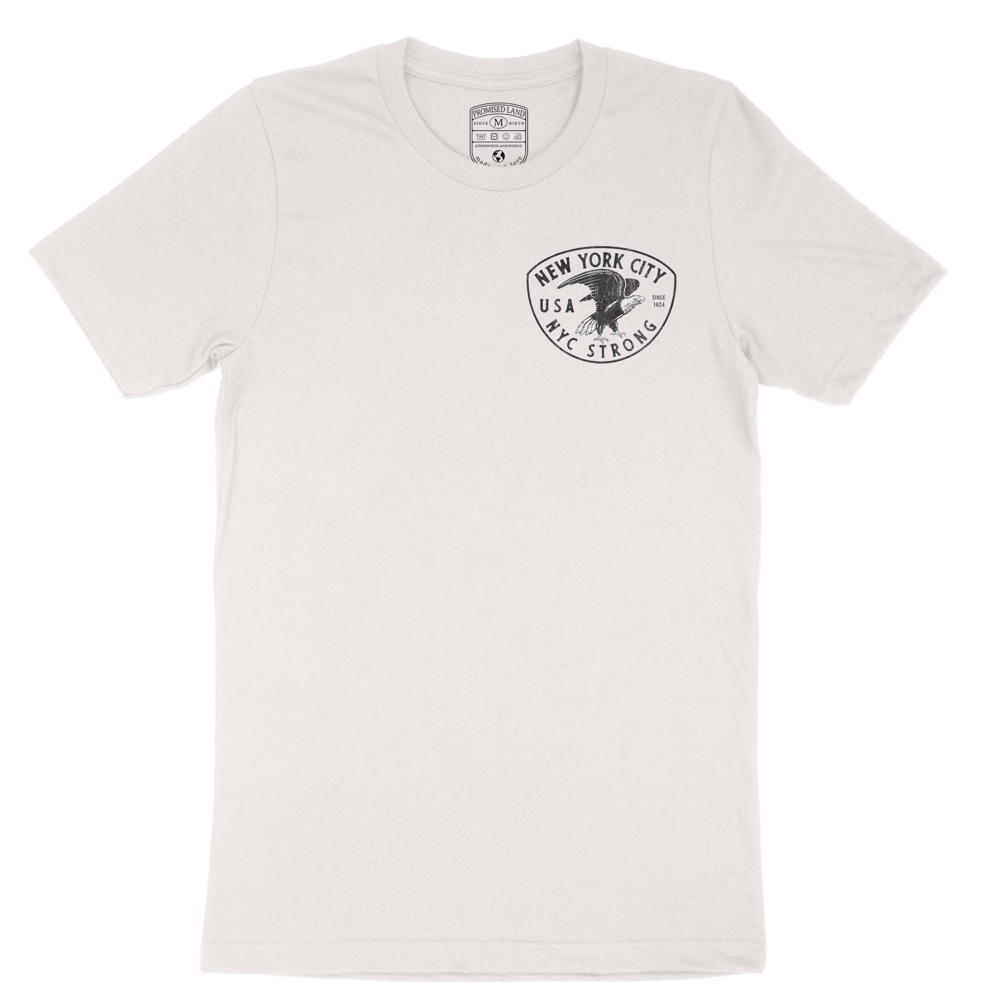 New York Bald Eagle T-Shirt in Vintage - front view