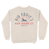 Austin Crewneck in Natural - back view
