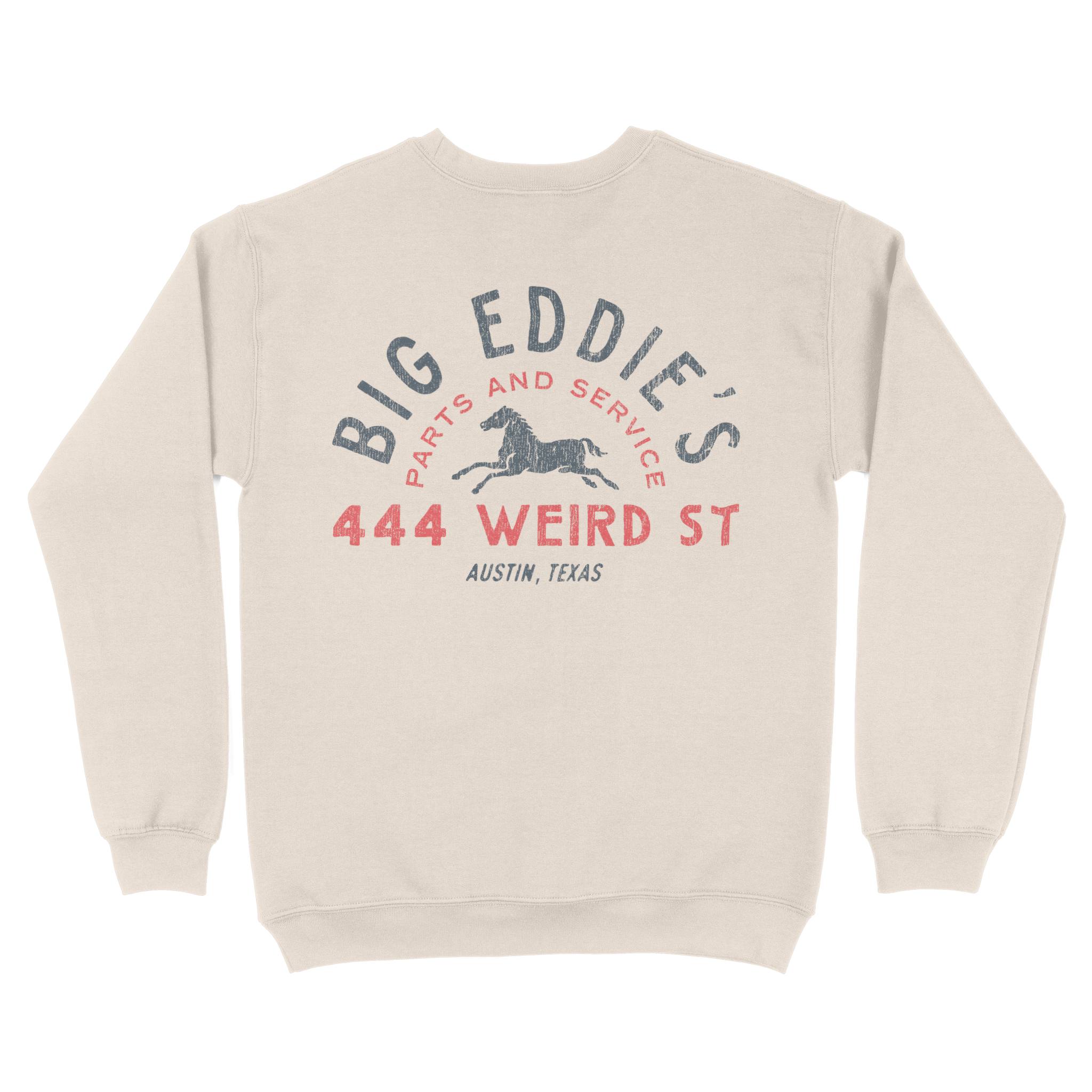 Austin Crewneck in Natural - back view