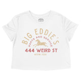 Austin Auto Shop Cropped Tee White front