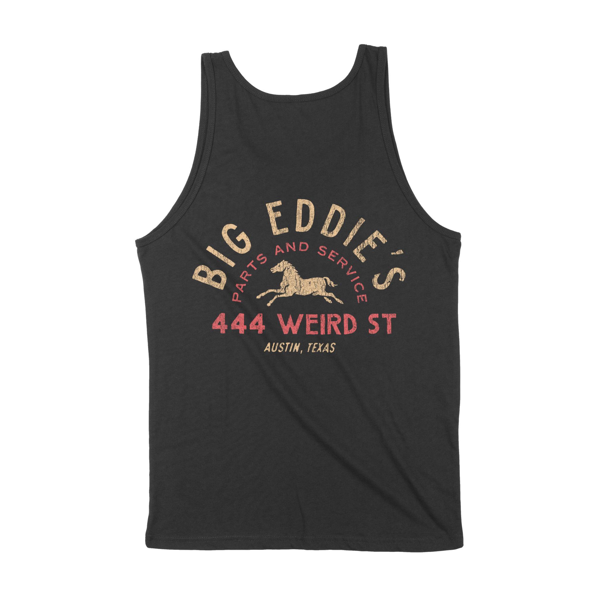 Austin Tank Top in Black - back view
