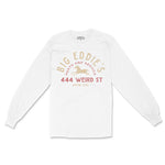 Austin Auto Shop Longsleeve in White - front view
