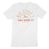Austin Auto Shop T-Shirt in White - back view
