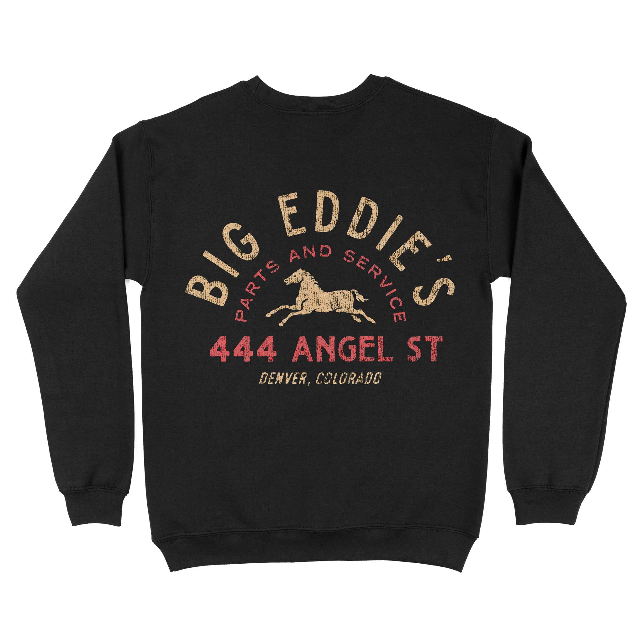 Denver Auto Shop Crewneck Black back