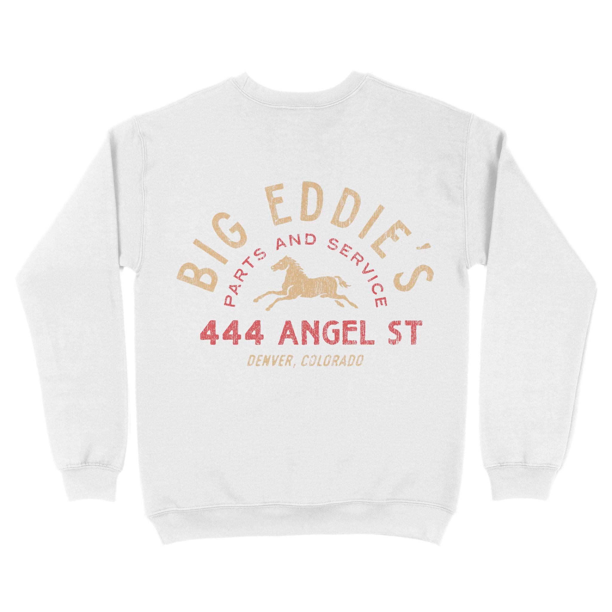 Denver Auto Shop Crewneck White back