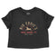 Denver Cropped Tee in Black - front view